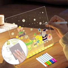 DIY Acrylic Luminescent Writing Lamp