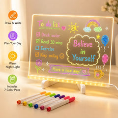 DIY Acrylic Luminescent Writing Lamp
