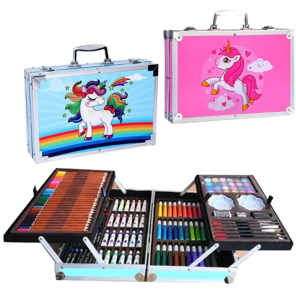 145 pcs colouring kit for kids