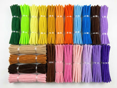 Giant Large Fluffy Chunky Craft Pipe Cleaner pack of 100