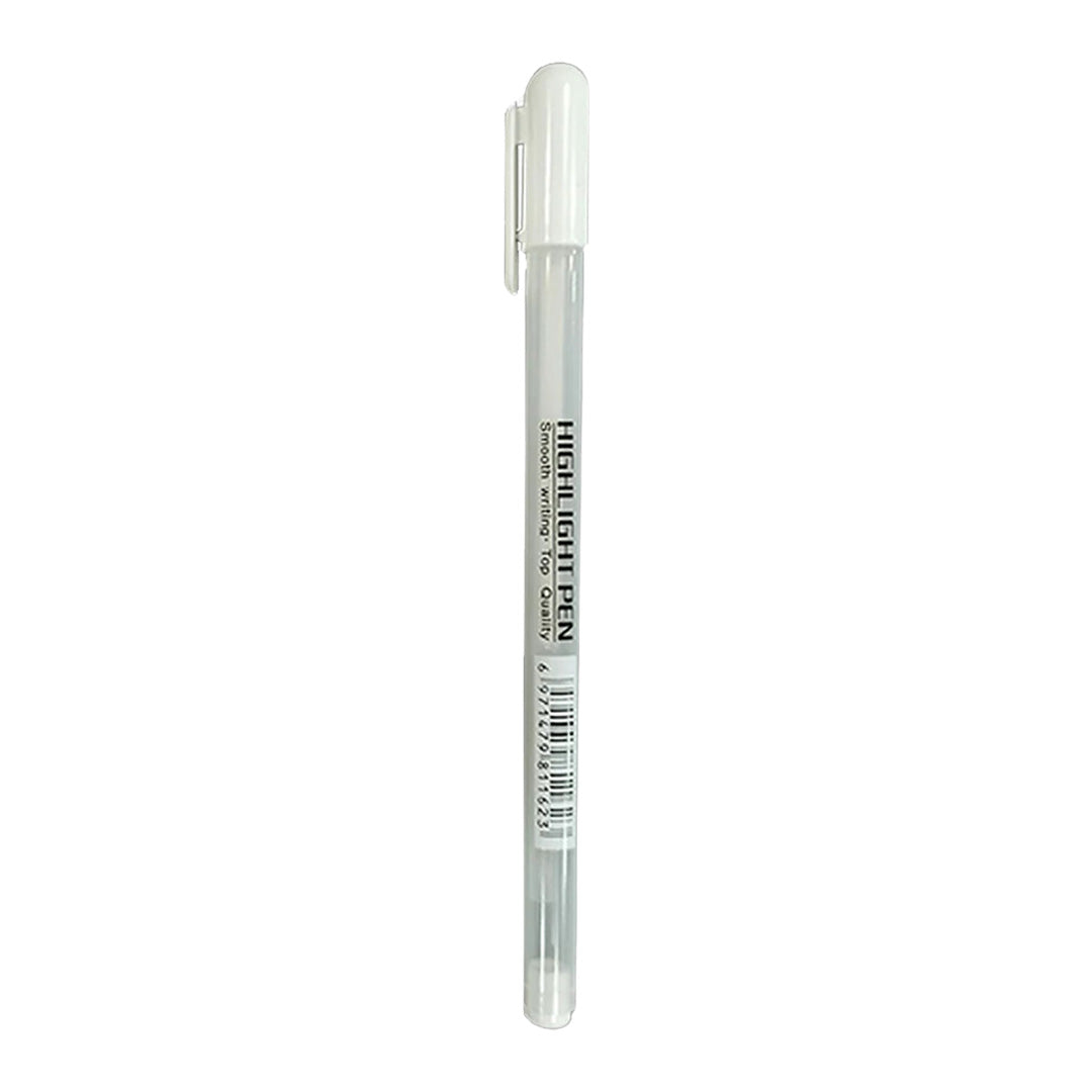 keep smiling white Gel pen