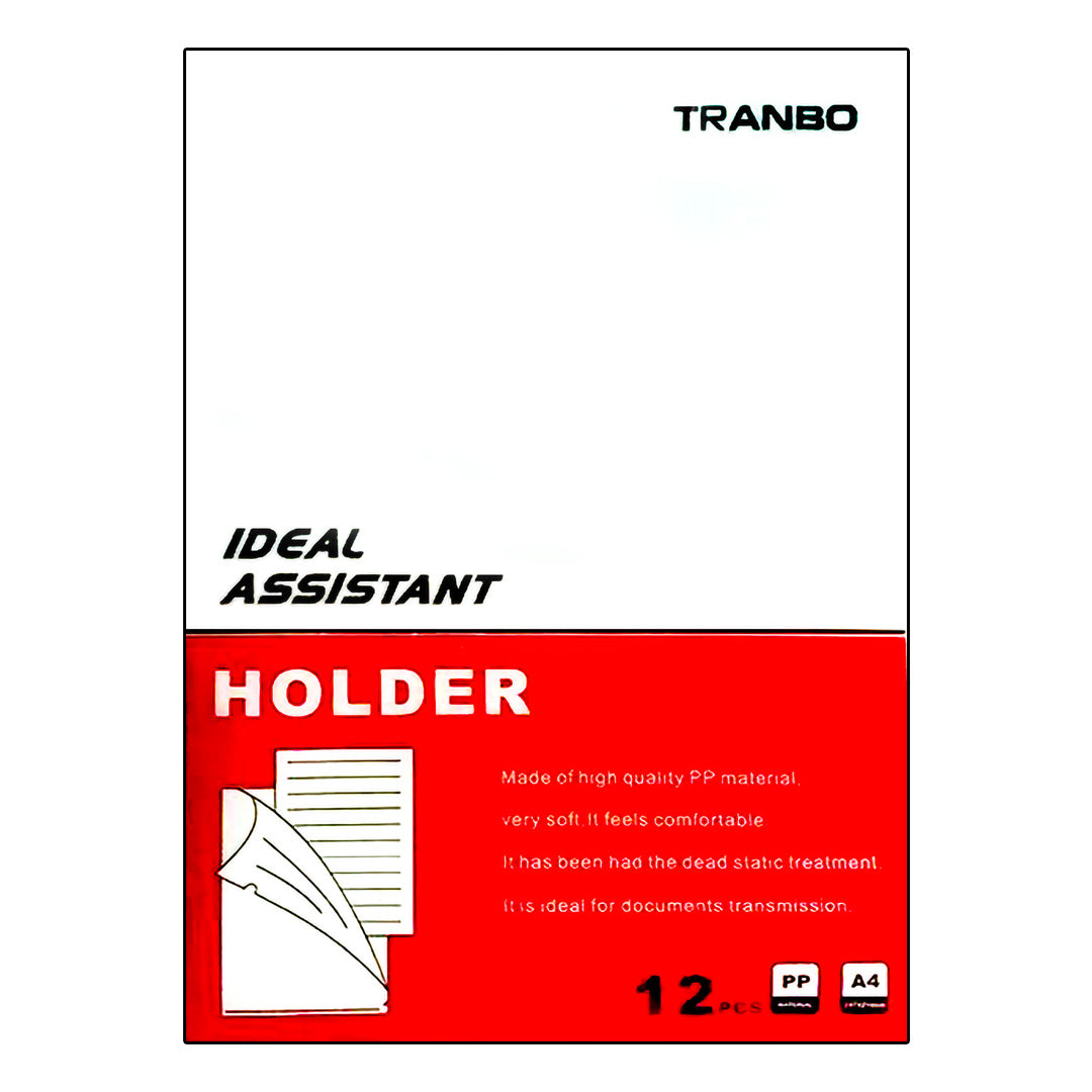 L- Shape China File Folder A4 Pack Of 12