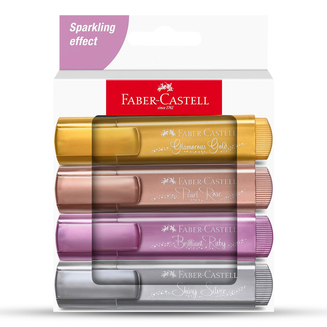 Faber Castell Textliner Highlighter 46 Metallic Shade Sets