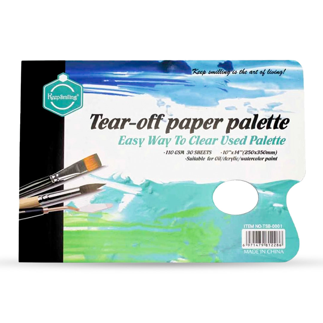 Keep Smiling Tear-Off Paper Palette 30 Sheet