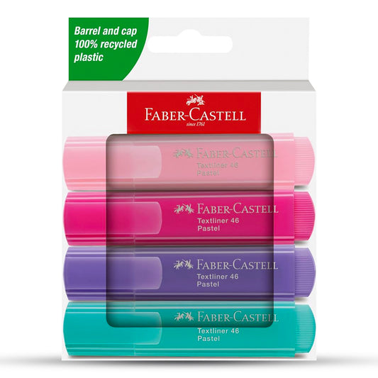 Faber Castell Textliner Highlighter 46 Pastel Shade Sets