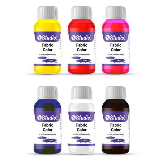 Studio Fabric Color 30ml Pack of 6