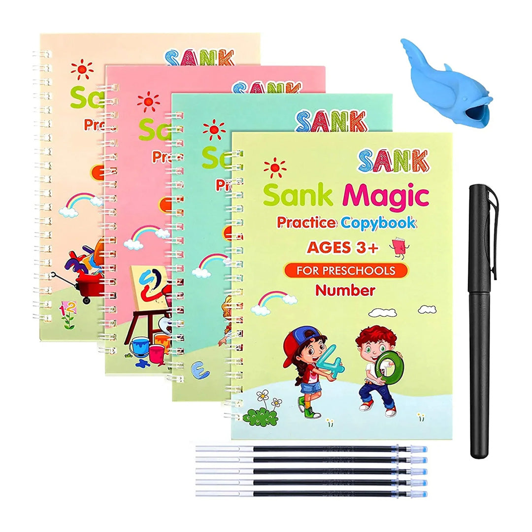 4 Magic SANK Books & Magic Pens
