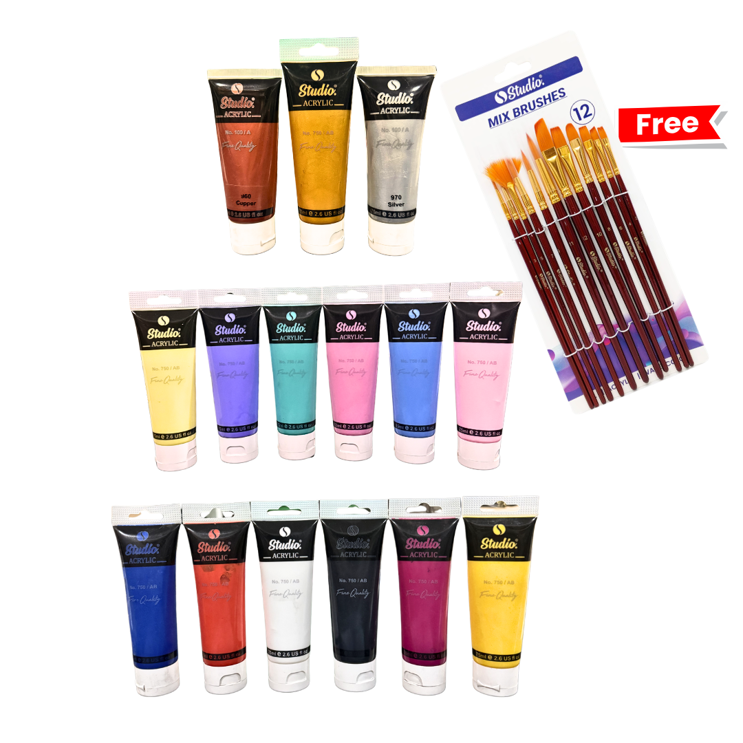 15 Colors Premium Acrylic Deal