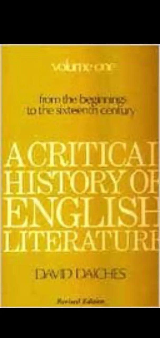 Acritical History of English Literature The Stationers