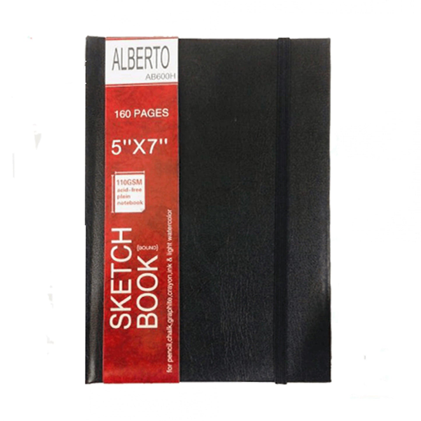 Alberto A6 Size 5"x7" Sketchbook 160gsm For Artist The Stationers