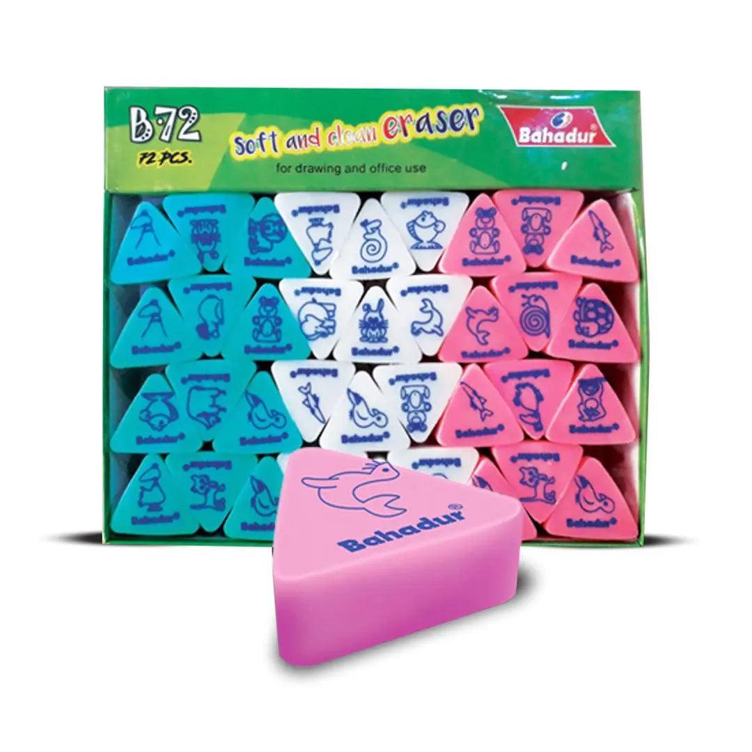 Bahadur Triangular Eraser B-72 The Stationers