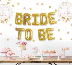 Bride To Be Foil Balloon Set  Gold/Silver The Stationers