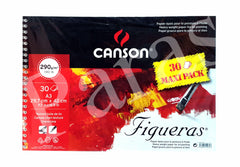 Canson Acrylic Oil Painting Figueras Spiral Sketch Book 30pages 290gsm The Stationers