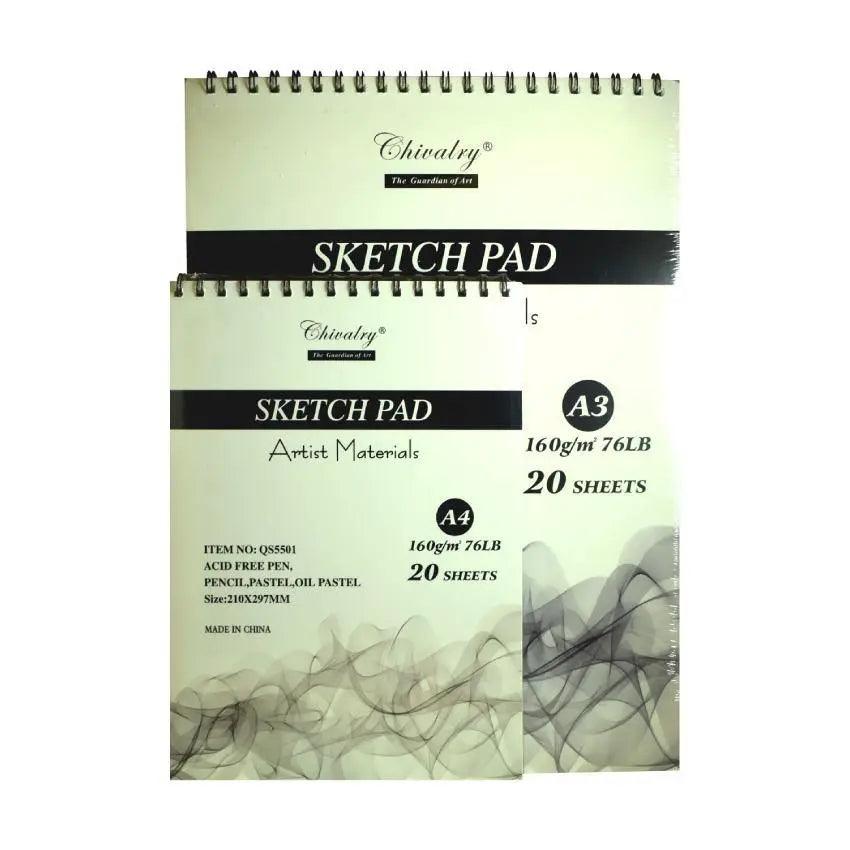 Chivalry Artist's Sketch Pad A4/A3 The Stationers
