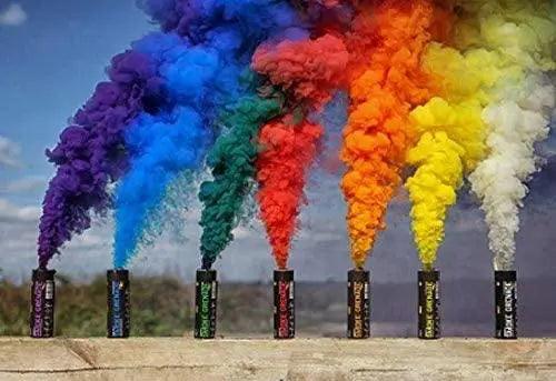 Colorful Pull Ring Smoke Tube - Rainbow 6 Pack The Stationers