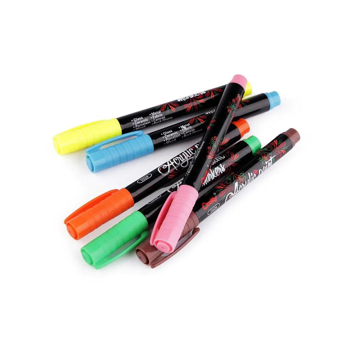 Cooky Acrylic Paint Marker Pack Of 6 - The Stationers