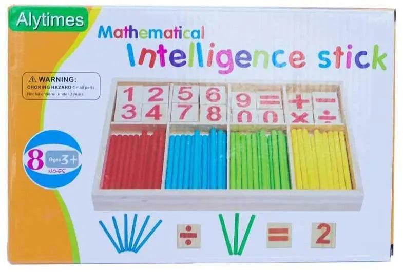 Buy Counting Stick Calculation Math Educational Toy, Wooden Number ...