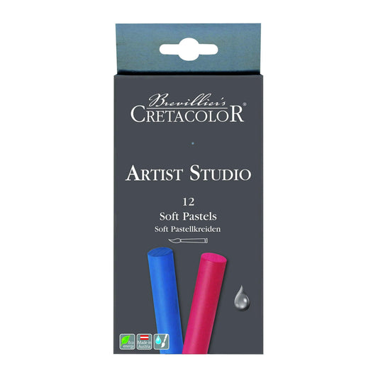 Cretacolor Artist Studio Soft Pastels Set Of 12 Pcs The Stationers