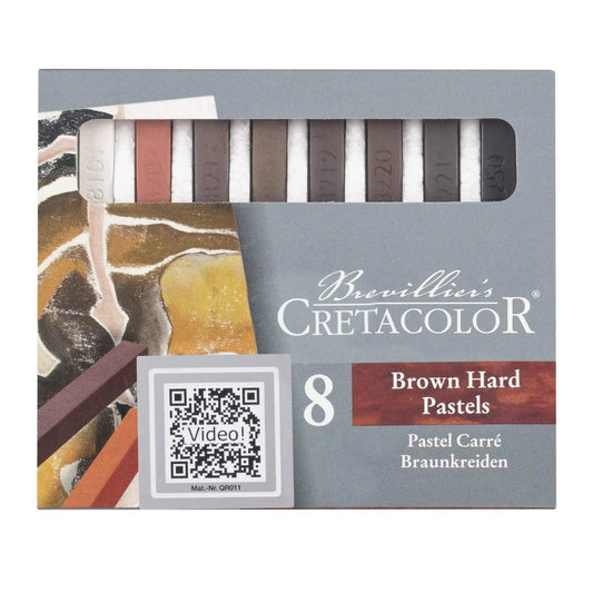 Cretacolor Fixative Brown 8 Assorted Chalks Set The Stationers