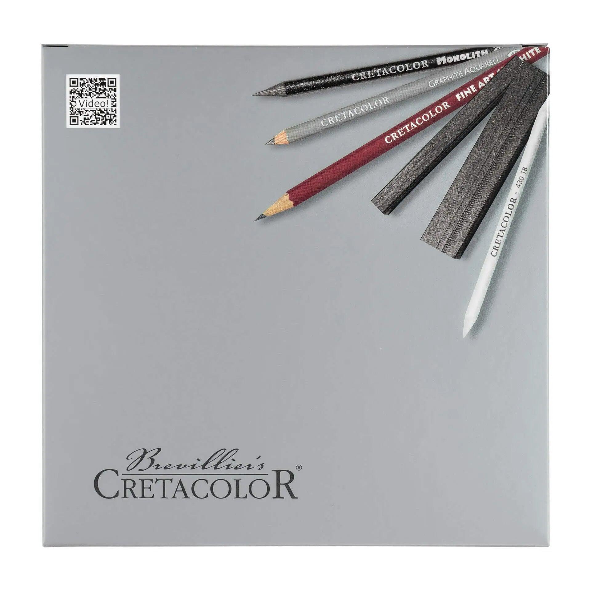 Cretacolor Silver Box Graphite and Drawing Set 15 Pcs The Stationers