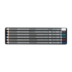 Cretacolor Watercolor Graphite Pencils Set Of 6 Pcs The Stationers