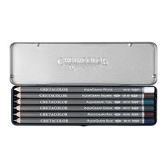 Cretacolor Watercolor Graphite Pencils Set Of 6 Pcs The Stationers