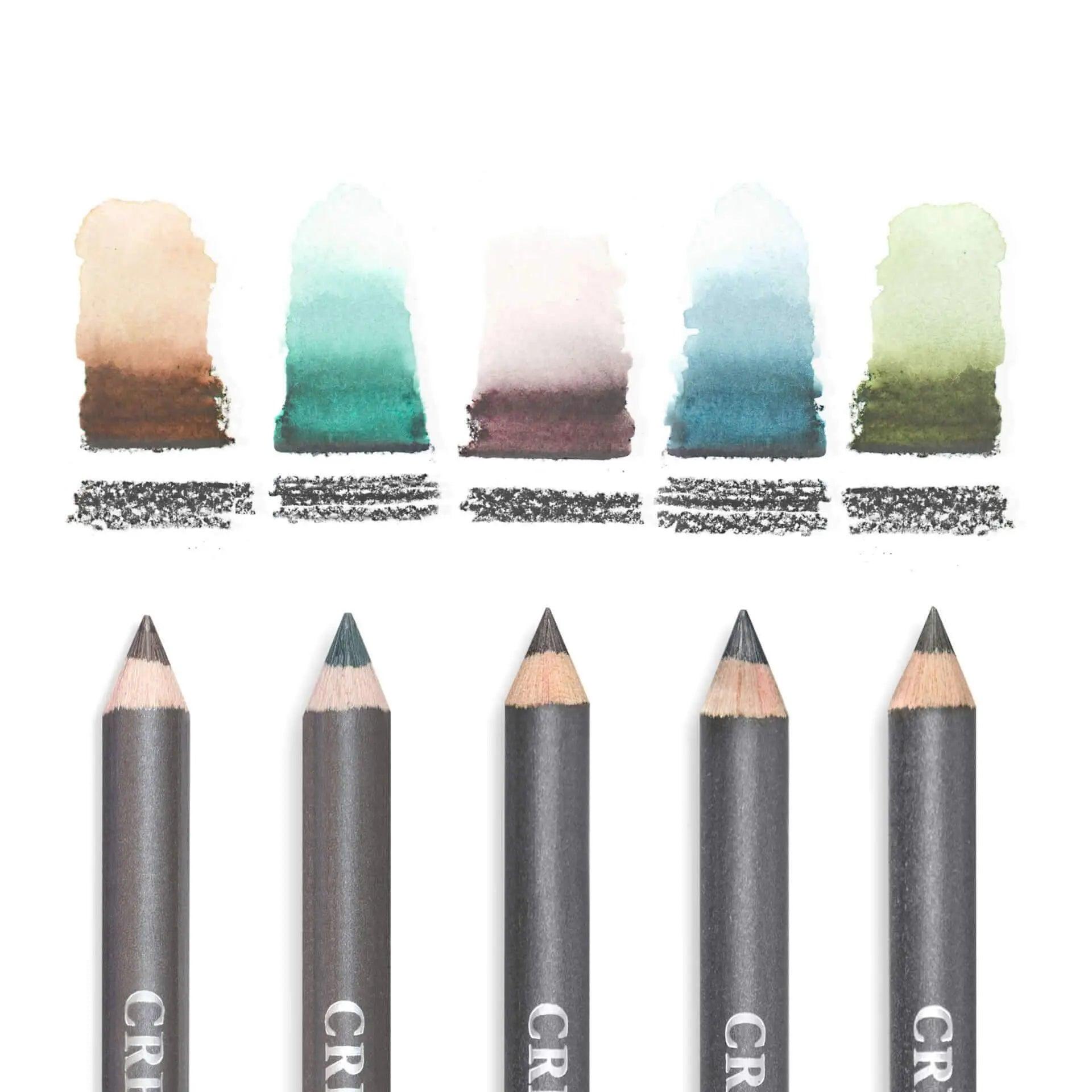 Cretacolor Watercolor Graphite Pencils Set Of 6 Pcs The Stationers