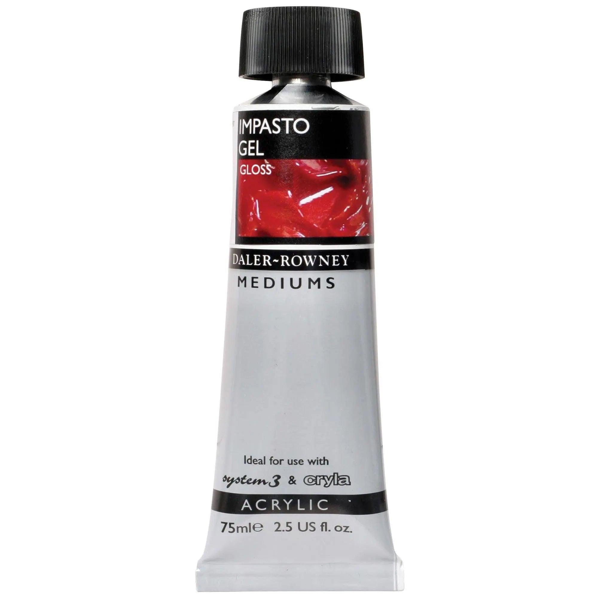 Daler Rowney Acrylic Medium Impasto Gel 75ml The Stationers