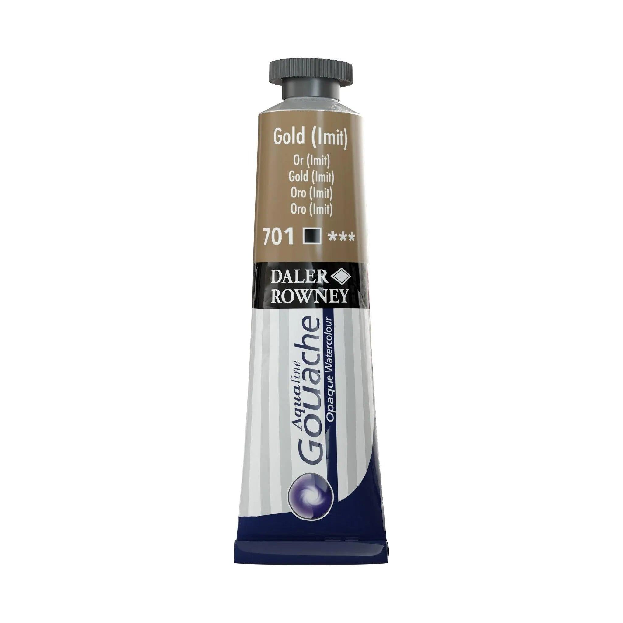 Daler Rowney Aquafine Gouache Gold Shade  15ml The Stationers