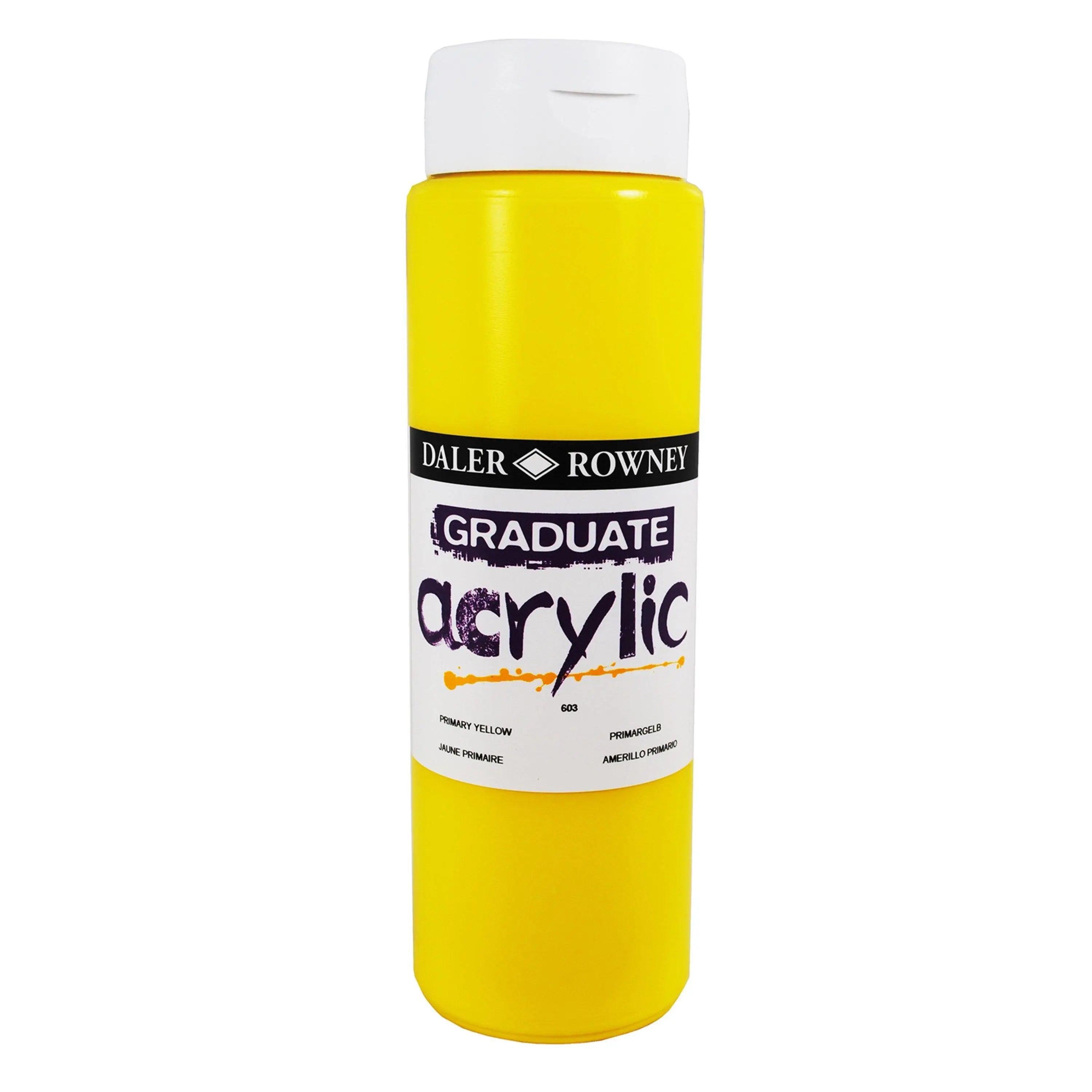 Daler Rowney Graduate Acrylic Jar 500ml The Stationers