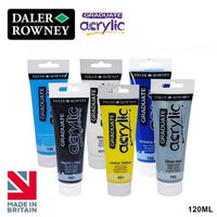 Daler Rowney Graduate Acrylic Paint Color Tube 120ML The Stationers