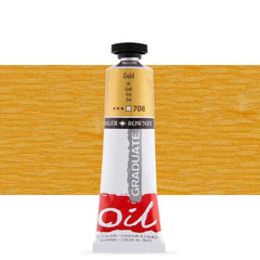 Daler Rowney Graduate Metallic Oil Paint Tubes In 38ml The Stationers