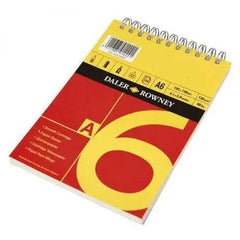 Daler Rowney Red & Yellow Spiral Pads 150Gsm The Stationers