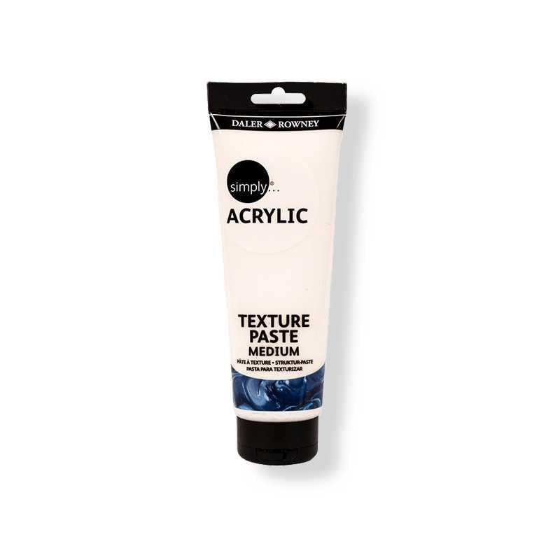 Daler Rowney Simply Acrylic Texture Paste Medium 250ml Tube The Stationers