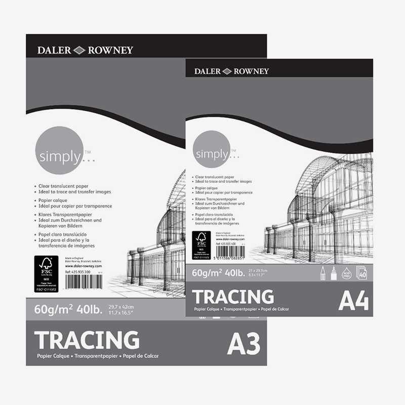 Daler Rowney Tracing Paper Pads 60gsm The Stationers