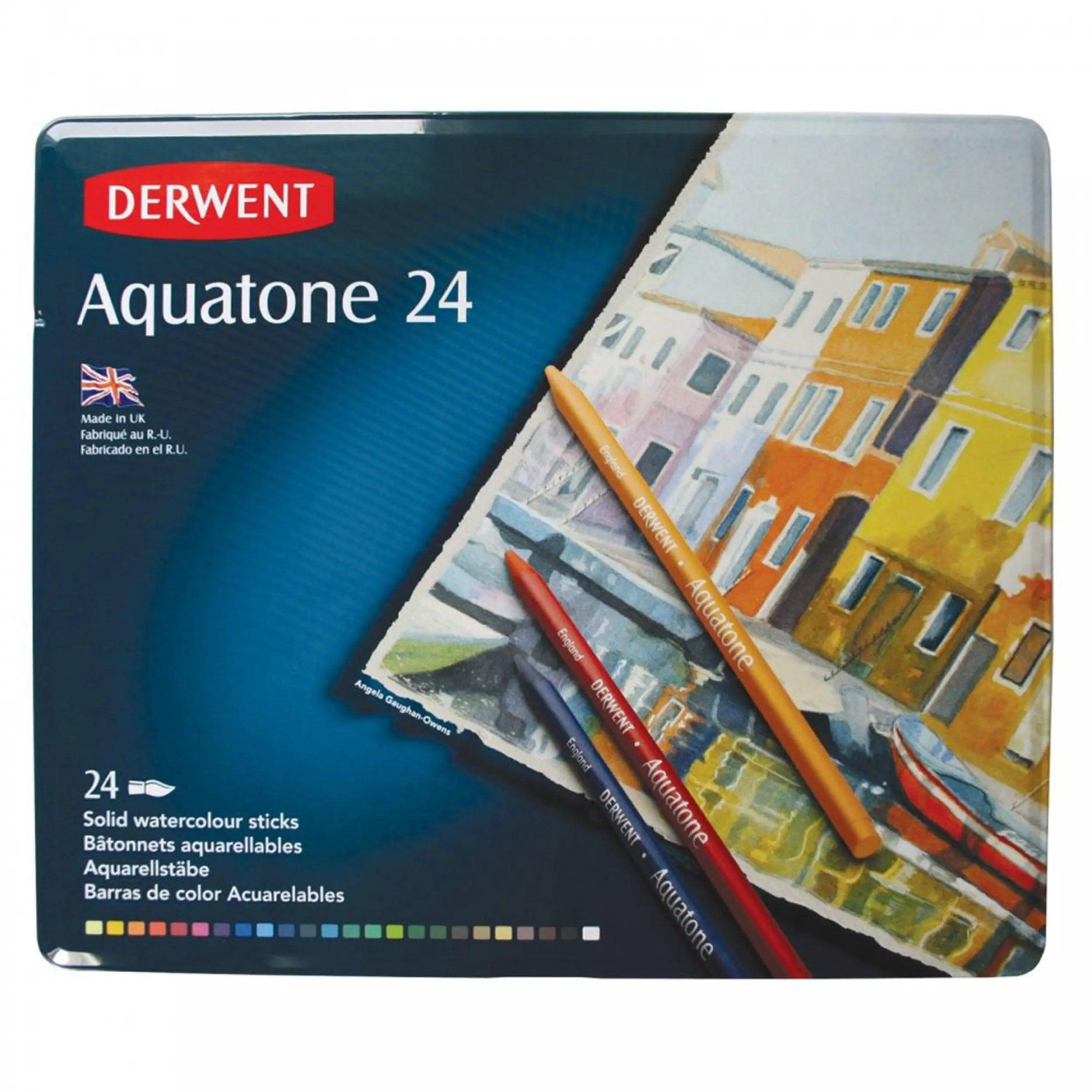 Derwent Aquatone 24 Tin The Stationers