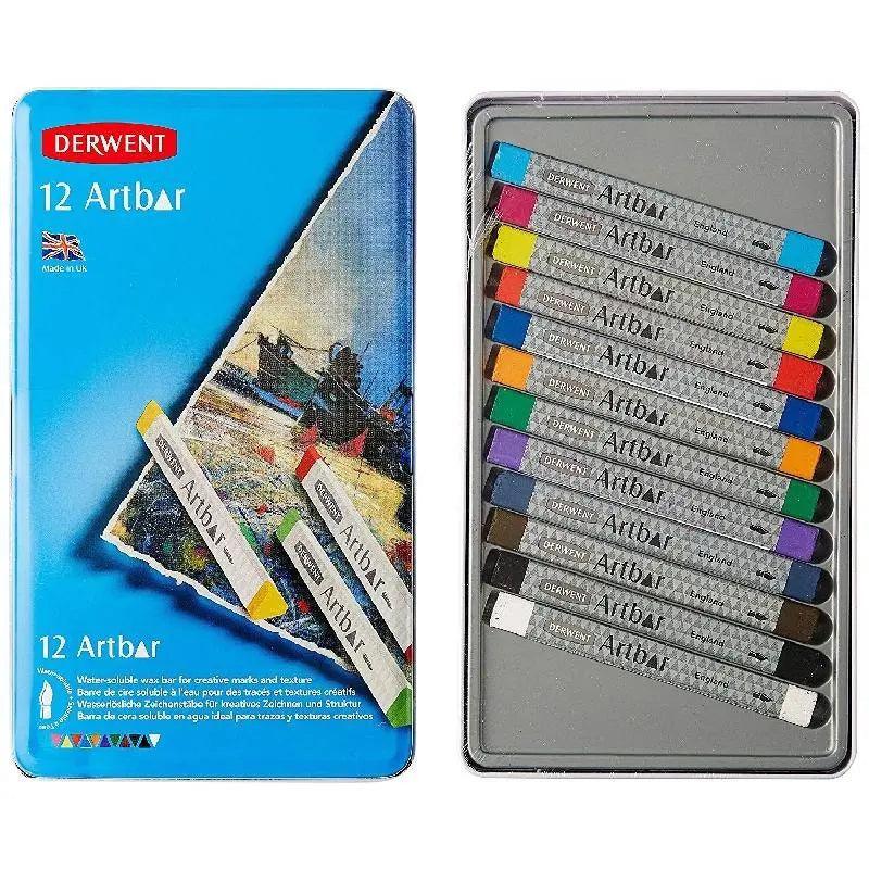 Derwent Artbar Oil Pastel Tin Pack Sets The Stationers