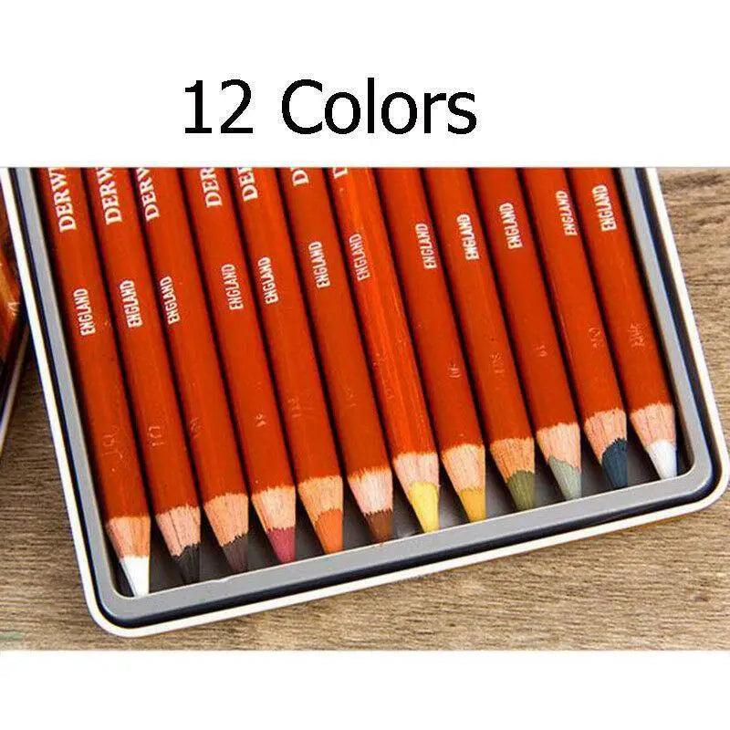 Derwent Drawing Pencil 12-24-Color Tin Set The Stationers