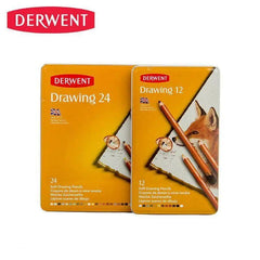 Derwent Drawing Pencil 12-24-Color Tin Set The Stationers