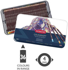 Derwent Soft Color Pencils Tin Sets The Stationers