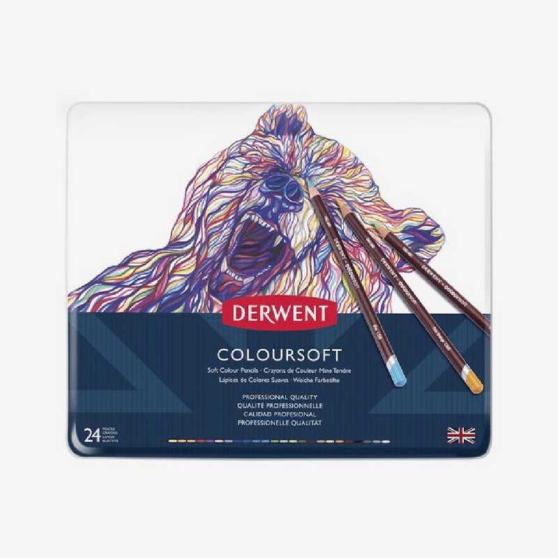 Derwent Soft Color Pencils Tin Sets The Stationers