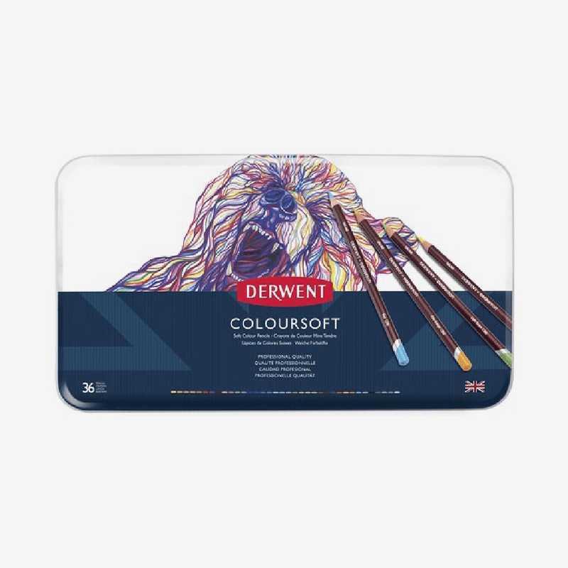 Derwent Soft Color Pencils Tin Sets The Stationers