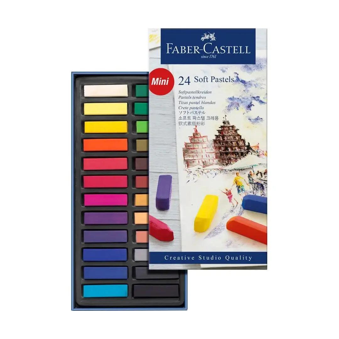 Faber Castell Soft pastels cardboard wallet of 24 The Stationers