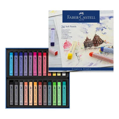 Faber Castell Soft pastels cardboard wallet of 24 The Stationers