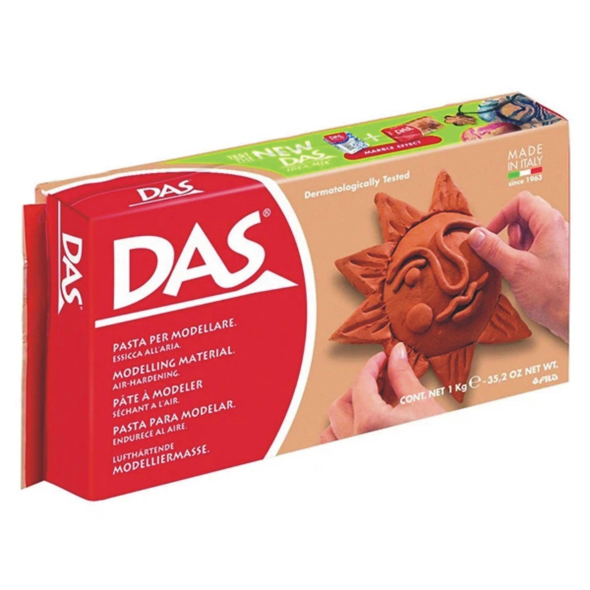 FILA Das Air Dry Modelling Clay Terracotta 1kg The Stationers