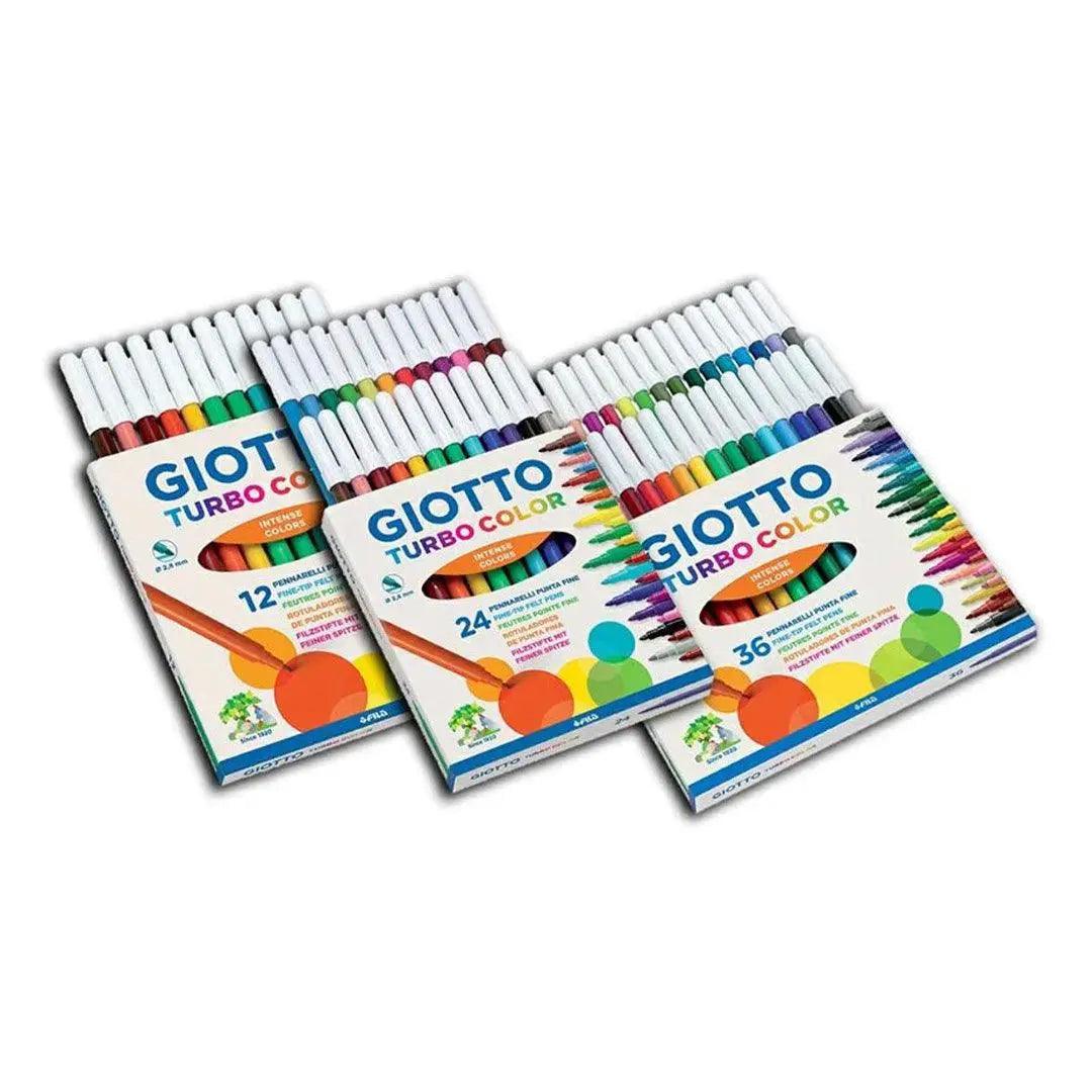 FILA Giotto Turbo Color Markers 12 pcs set - The Stationers