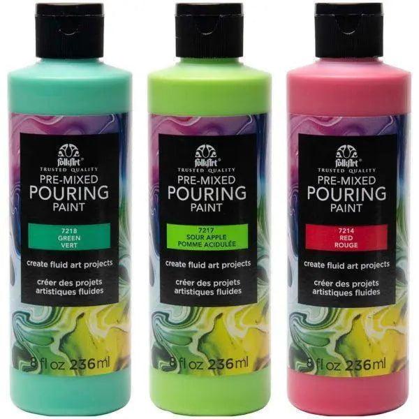 Folk Art Pre Mixed Pouring Paints In 236ML The Stationers