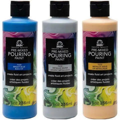 Folk Art Pre Mixed Pouring Paints In 236ML The Stationers