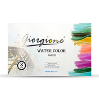 Giorgione 61 Pieces Set with 36 Watercolors Paint Set Brushes Sponges Watercolor Paper Art Drawing