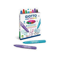 Giotto Magic Lettering Color Markers Set of 8 Pcs The Stationers